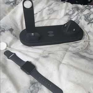Apple Watch series 3+ charger + charger station